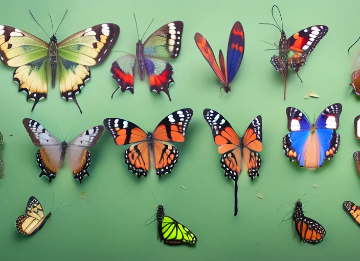 the story showing the life stages of butterfly