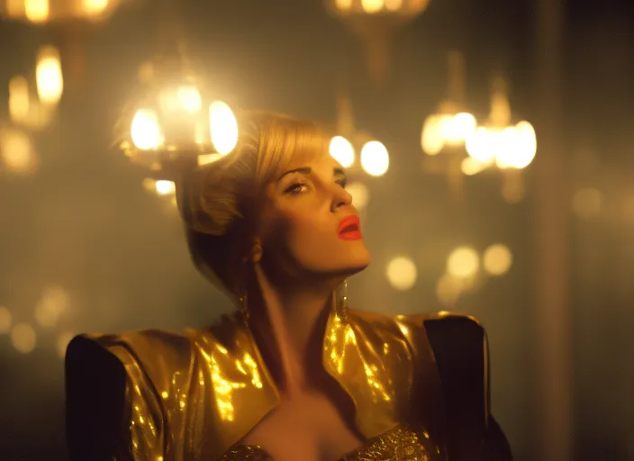 money and gold, cinematic lights