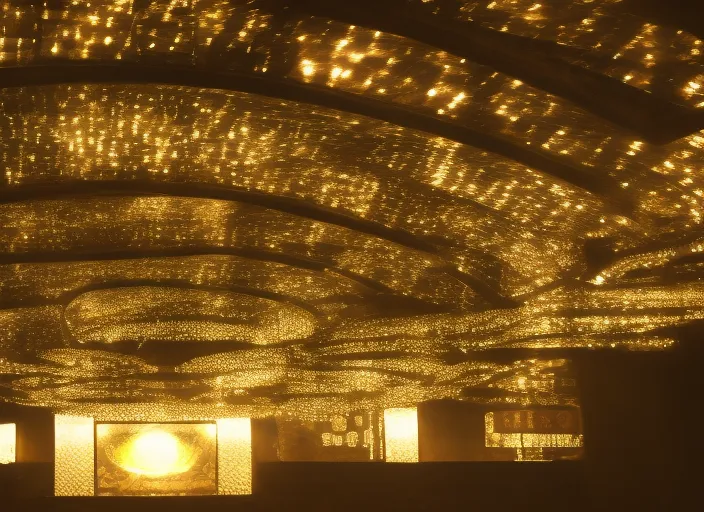 money and gold, cinematic lights
