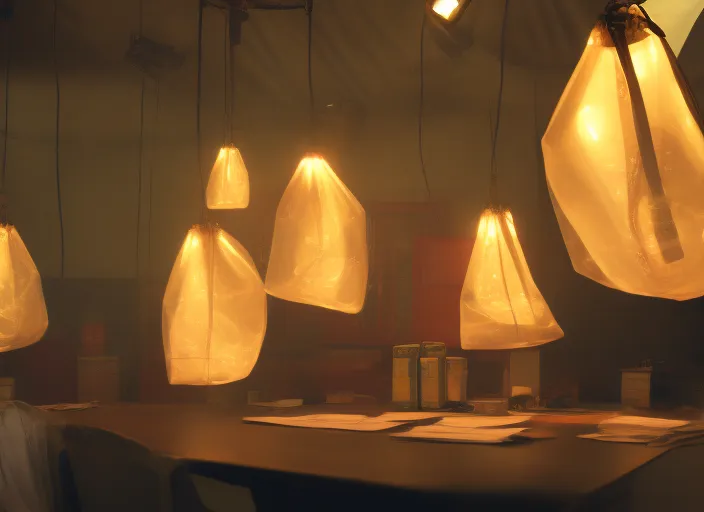 money bags, cinematic lights