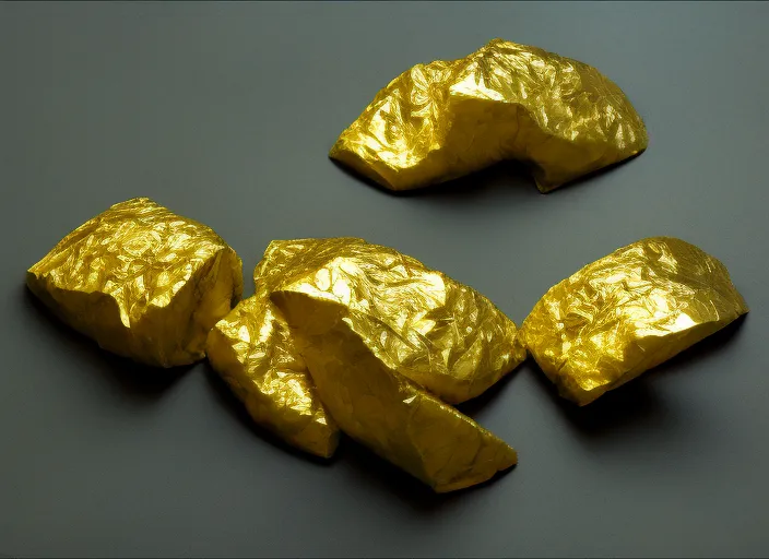 three made of gold 
