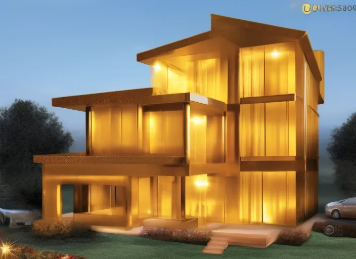 golden house make of gold 