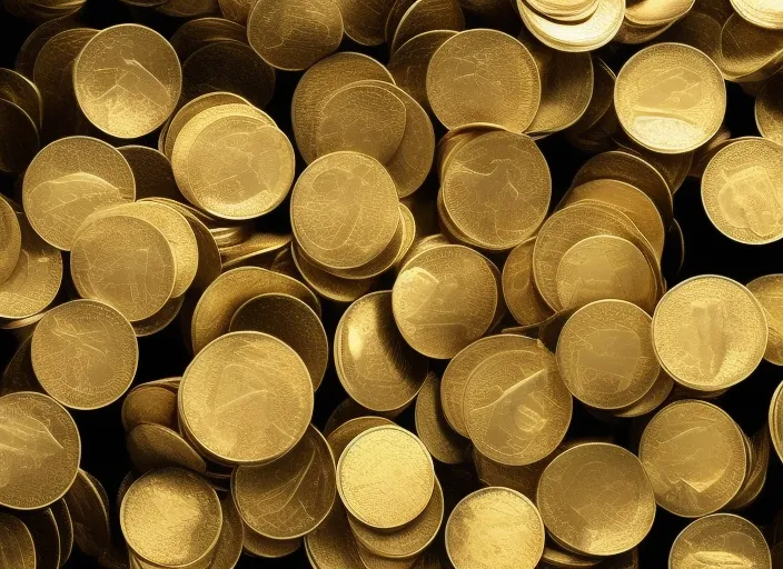 money and gold everywhere 
