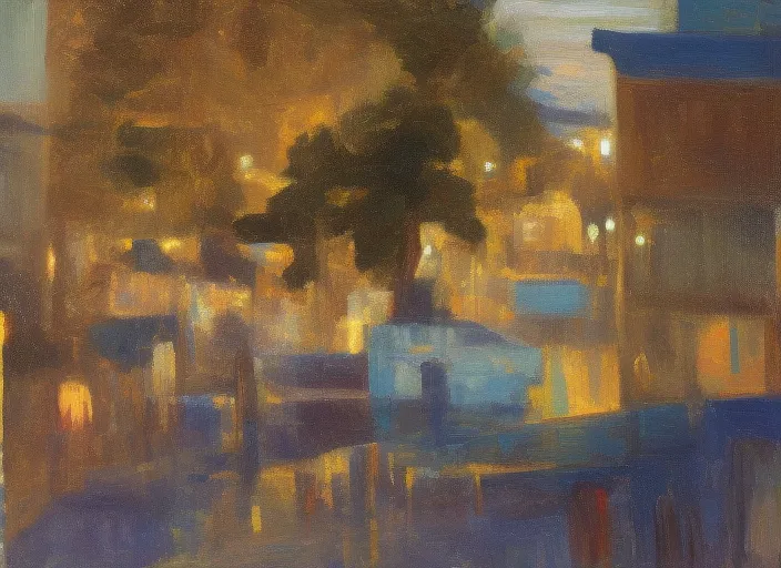 golden night