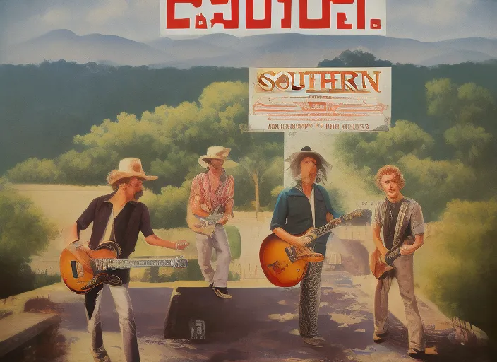 southern rock poster