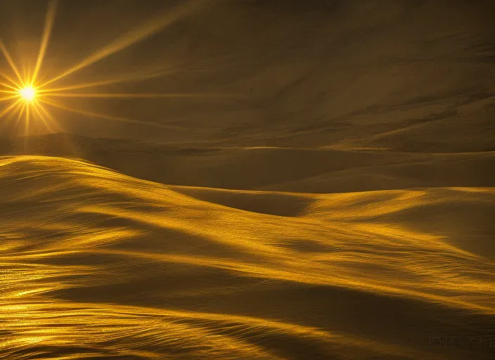 money, gold, fortune irradiating golden light