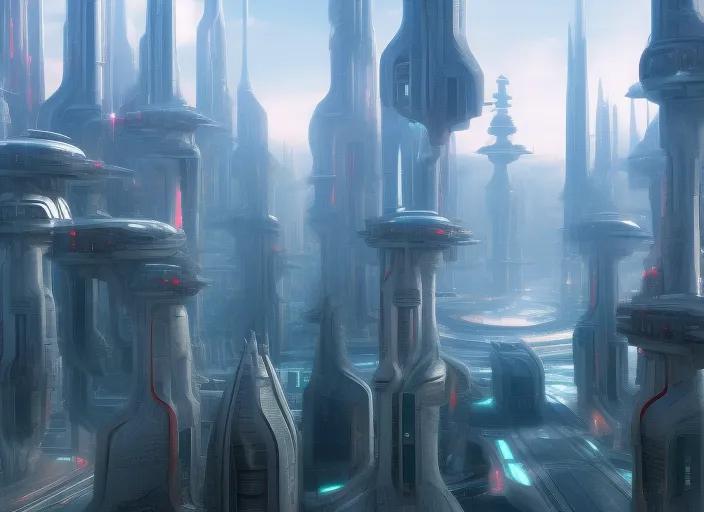 futuristic city