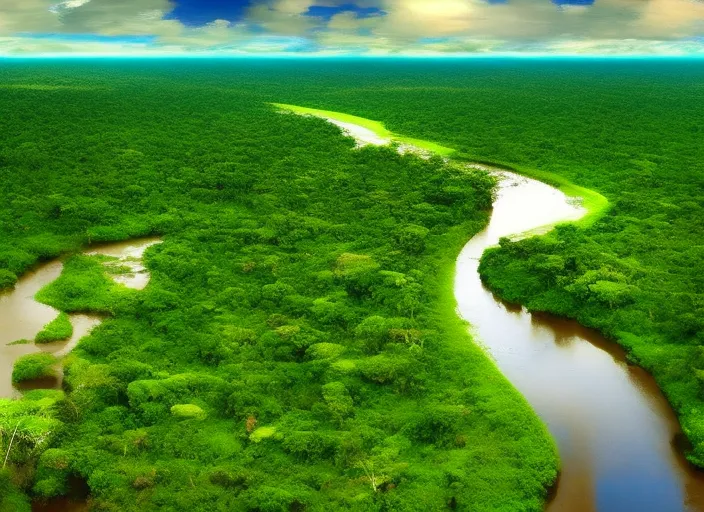 magical amazonian river