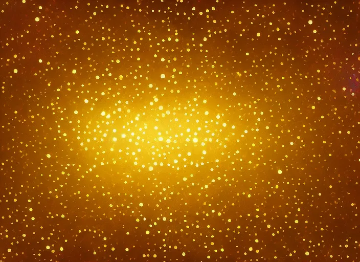 gold background with money and colored universe lights