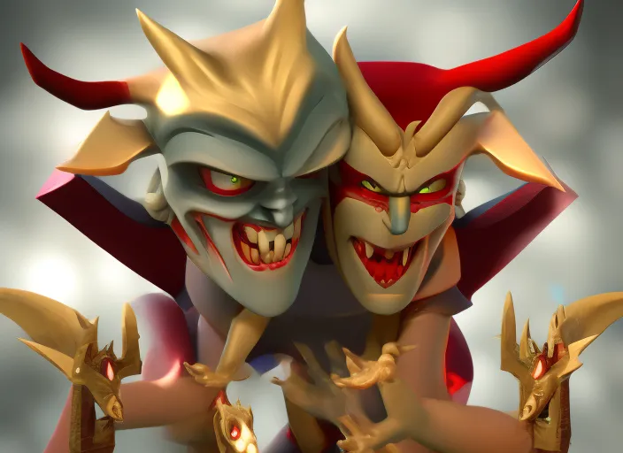 Satan Animated 3d