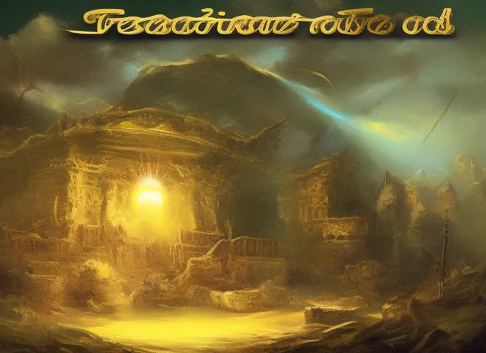 Treasure irradiating gold