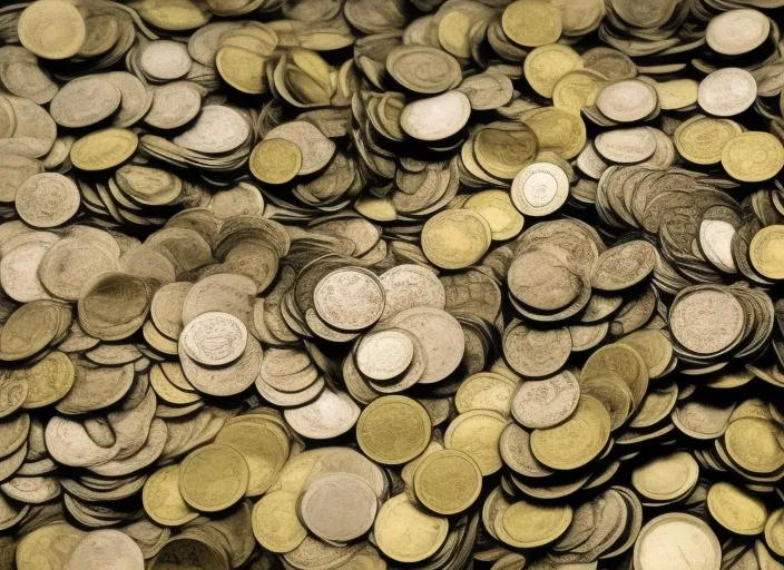 Treasure of coins