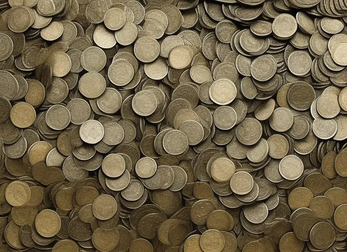 Treasure of coins