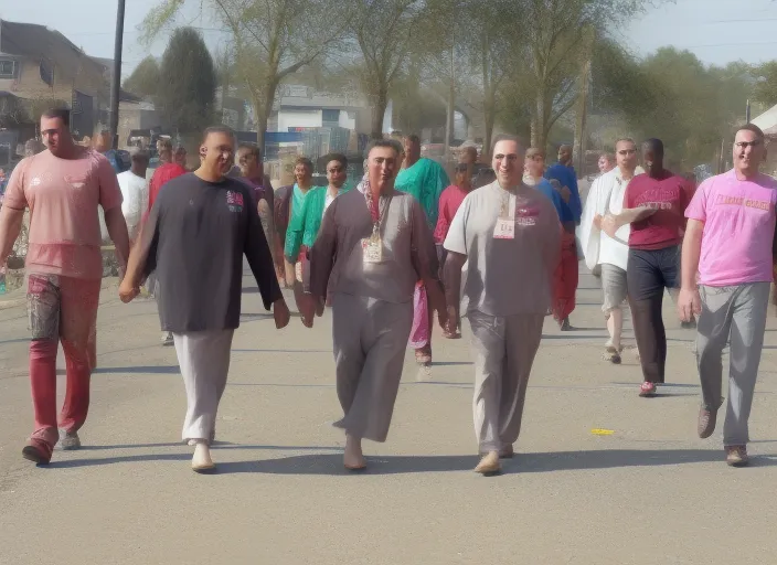 The importance of walking straight