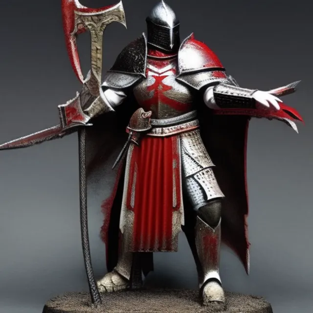 Templar knight, dark armor, 12th century, red and white theme, crusade, detailed