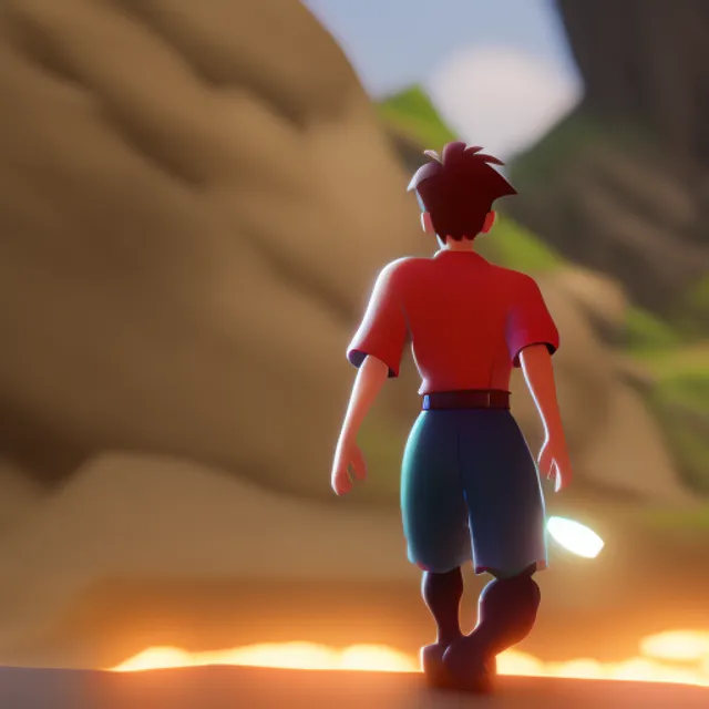 human running ios app icon, minimalistic, cinematic lighting, low angle, 4k, focused, extreme details, unreal engine 5, cinematic, masterpiece, art by studio ghibli