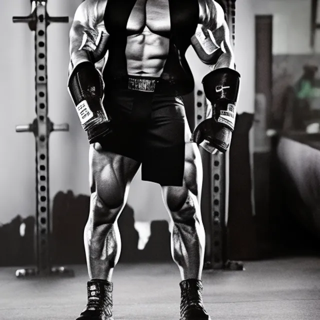 Dwayne Johnson flexing his muscle