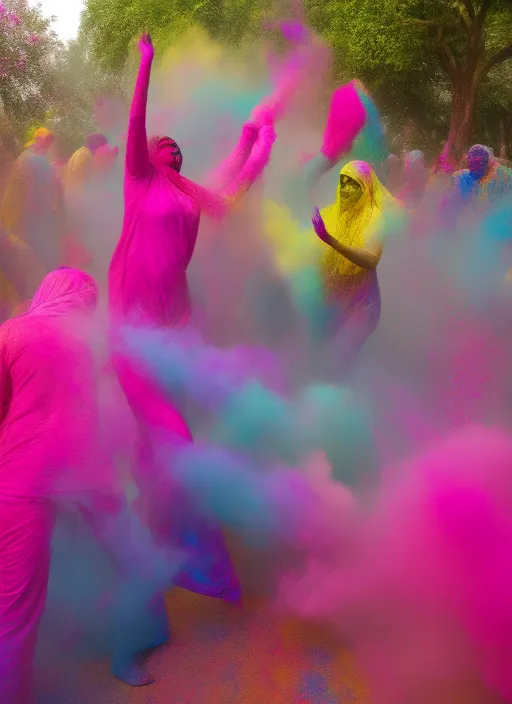 PLAYING HOLI