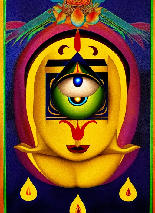 The third eye is also known as the "inner eye" or "mystic eye" in Hinduism.

According to Hindu mythology, the third eye represents spiritual awakening and the ability to see beyond the physical world.

The third eye is often depicted as a vertical eye in the middle of Shiva's forehead, with a crescent moon above it.

The third eye is believed to be associated with the pineal gland in the human brain, which is responsible for regulating sleep and circadian rhythms.

In some Hindu traditions, the third eye is believed to have the power to destroy evil and ignorance.

The opening of the third eye is said to be a sign of spiritual awakening and enlightenment.

There are several stories in Hindu mythology that describe how Shiva's third eye came to be. One of the most popular stories involves Shiva burning Kama, the god of love, with his third eye after Kama tried to tempt him away from his meditation.

In some Hindu traditions, devotees place a bindi (a decorative mark) on their forehead to symbolize the third eye and its spiritual significance.

The third eye is also associated with the Ajna chakra in Hinduism, which is located in the center of the forehead and is believed to be the seat of intuition and spiritual insight.

The third eye is a popular symbol in various spiritual and mystical traditions, and is often associated with psychic abilities, clairvoyance, and higher consciousness.