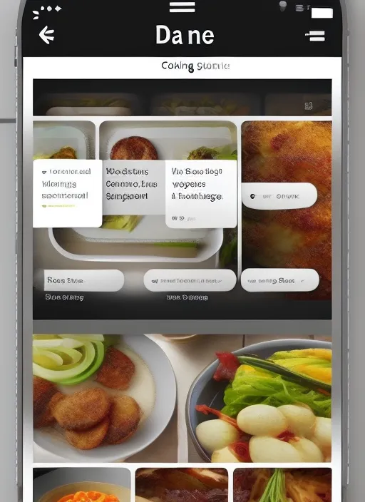 a beautiful iOS app design for a cooking app. Won design of the year award