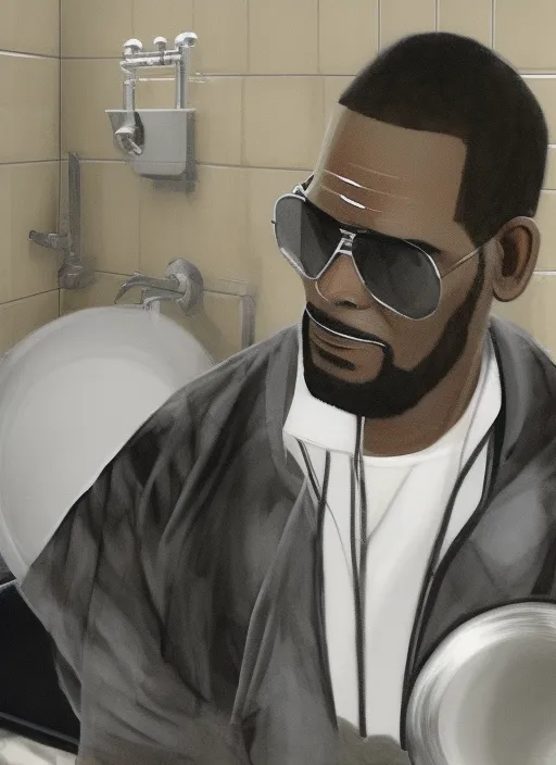 R kelly washing dishes in prison