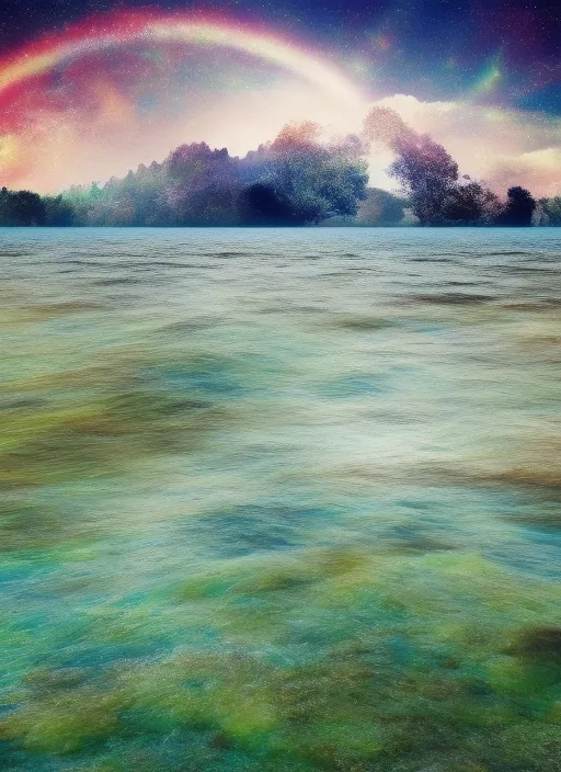 A lonely planet in outverse, landscape, dream