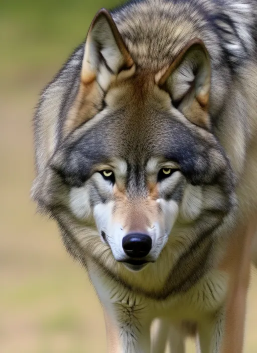 Edit to show a cute and cuddly wolf with a fluffy white tail and binoculars. Add a fluffy white tail and some binoculars to finish the look.