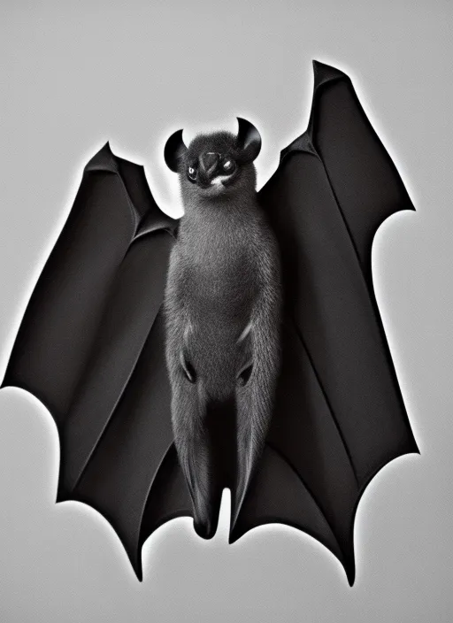 black bat turns into a vampire