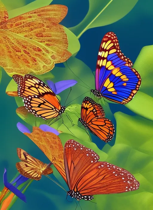 Butterfly colorful
