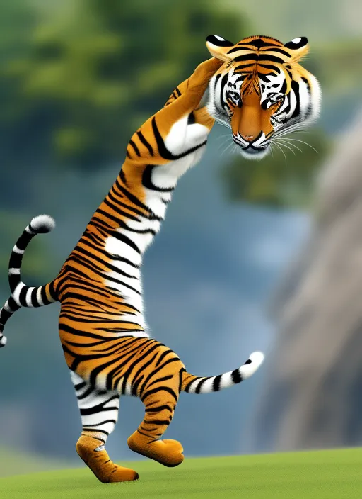 Tiger dancing 