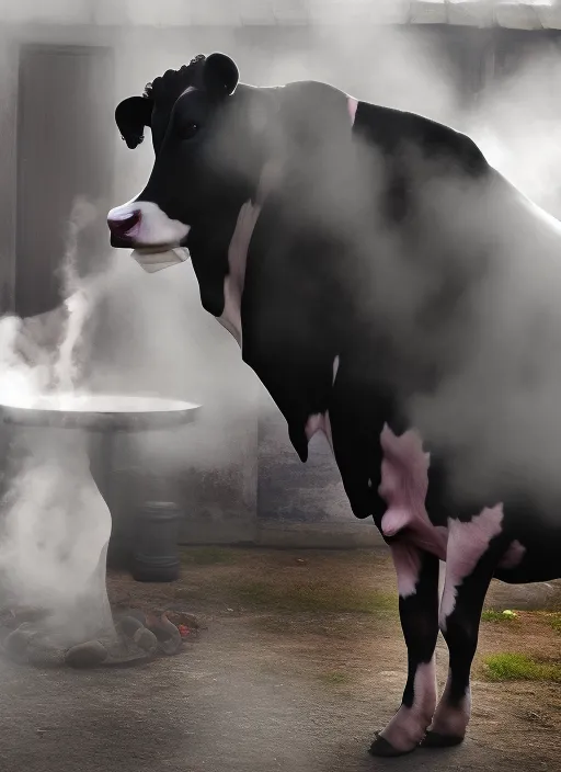 Cow  smoke and mirrors 