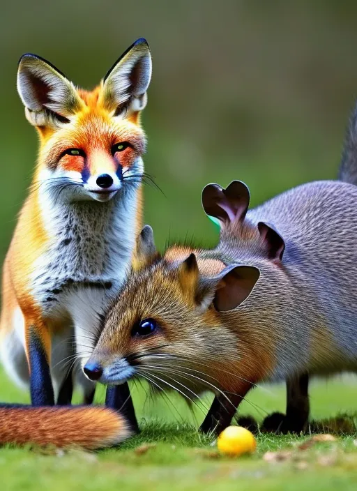 The Fox and+Rat