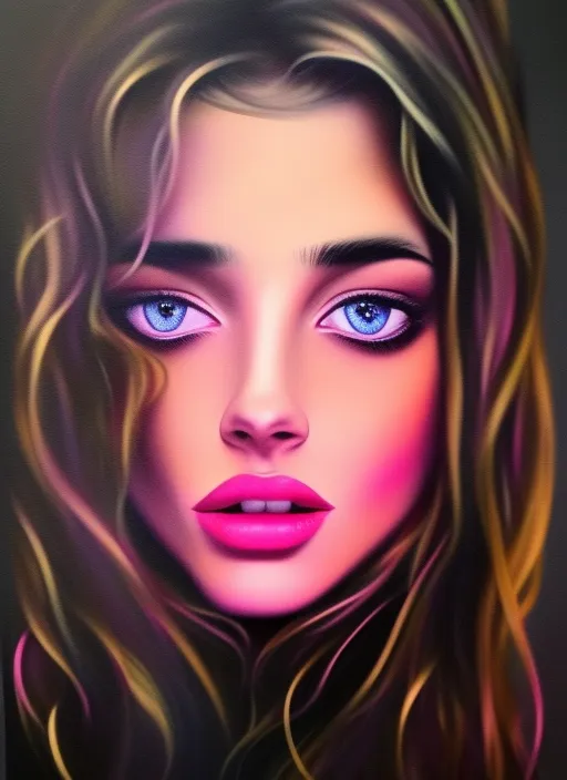 beautiful woman, a women 18 years old, pink gel lighting, futuristic, oil painting, nice perfect face with soft skin, intricate details creen, 8k resolution, masterpiece, cute face, artstation digital painting smooth black ink flow: 8k resolution photorealistic masterpiece detailed fluid gouache painting: by Jean Baptiste Mongue: calligraphy: acrylic: watercolor art, professional photography, natural lighting, cogue lighting maximalist photoillustration: by marton bobzert:, comple, elegant, expansive, fantastical