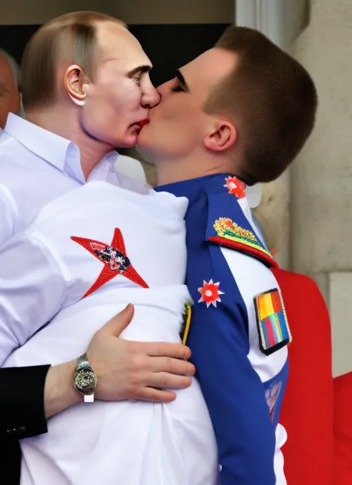 putin kiss gay photo