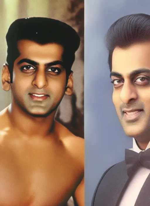 Salman Khan young to old age 