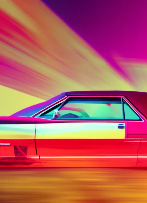 70s car driving down a digital landscape, retrowave, synthwave, 8k”
Prompt 1: “70s car driving down a digital landscape, retrowave, synthwave, 8k”, Negative prompt 1: “blurry, ugly, deformed, out of focus, low resolution”
Prompt 2: “70s car driving down a digital landscape, retrowave, synthwave, 8k”, Negative prompt 2: “blurry, ugly, deformed, out of focus, low resolution”
Prompt 3: “lamborghini driving down to a detailed digital city, retrowave, synthwave, 8k”, Negative prompt 3: “blurry, ugly, deformed, out of focus, low resolution, mountains”
Prompt 4: “lamborghini driving down to a detailed digital city, retrowave, synthwave, 8k”, Negative prompt 4: “blurry, ugly, deformed, out of focus, low resolution, mountains”
Prompt 5: “70s car driving down to a detailed digital forest, retrowave, synthwave, 8k”, Negative prompt 5: “blurry, ugly, deformed, out of focus, low resolution, mountains, city”
Prompt 6: “70s car driving down to a detailed digital forest, retrowave, synthwave, 8k”, Negative prompt 6: “blurry, ugly, deformed, out of focus, low resolution, mountains, city”
Prompt 7: “70s car driving down to a detailed digital forest, retrowave, synthwave, 8k”, Negative prompt 7: “blurry, ugly, deformed, out of focus, low resolution, mountains, city”