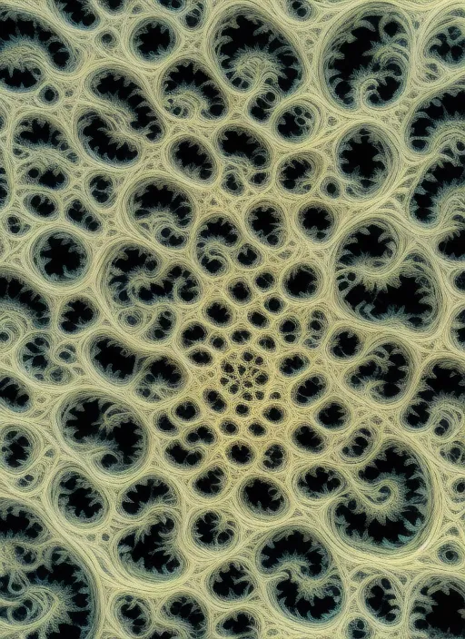 closeup of a fractal