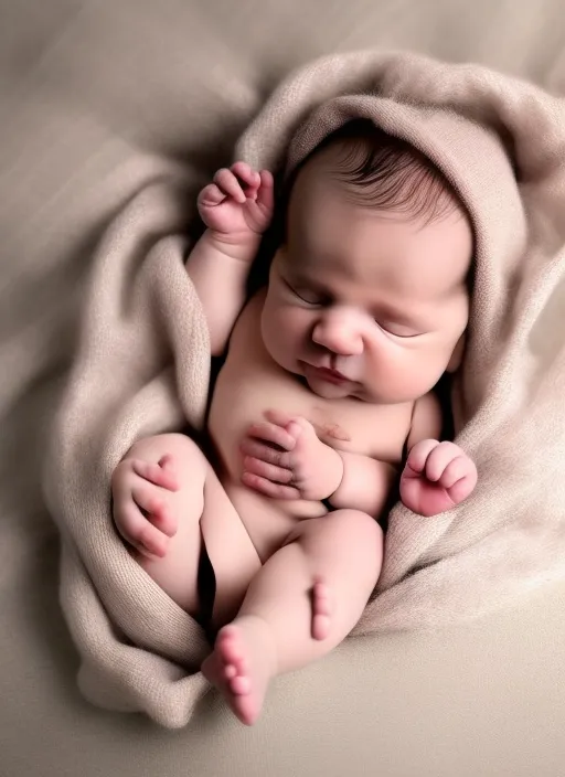 Cute baby sleeping