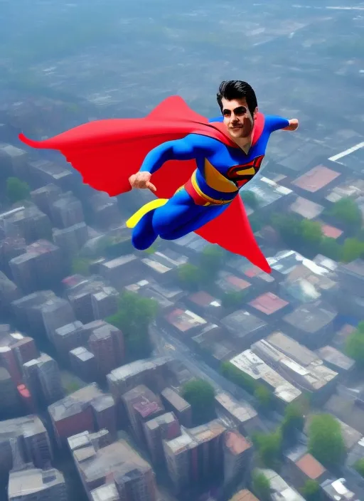 Flying Superman 