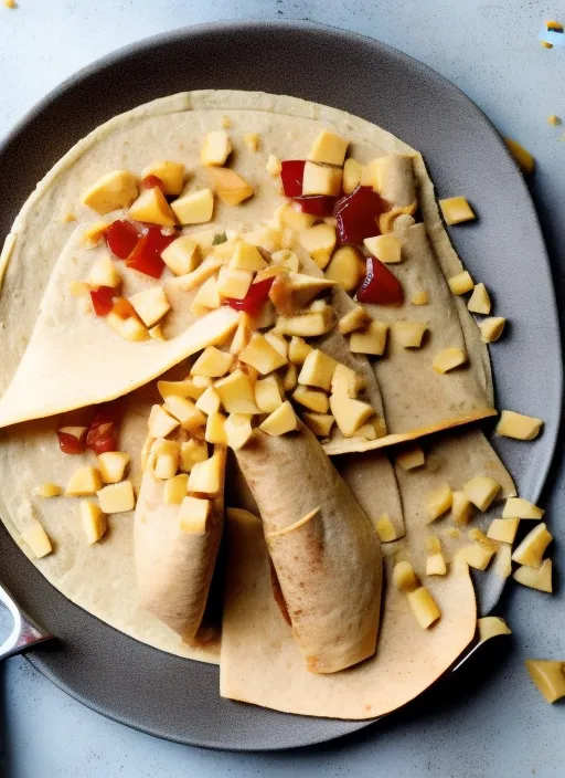 Peanut Butter and Banana Wrap: Spread peanut butter on a tortilla, place a banana on top, roll it up, and enjoy.