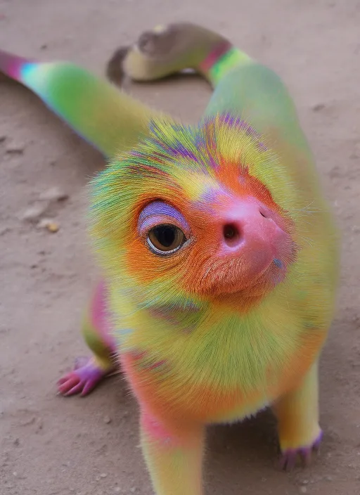 Rainbow animal