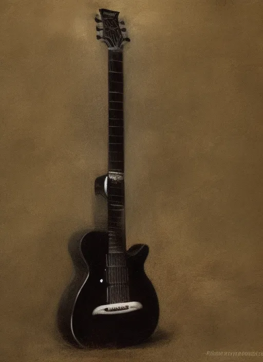 Dark guitar 