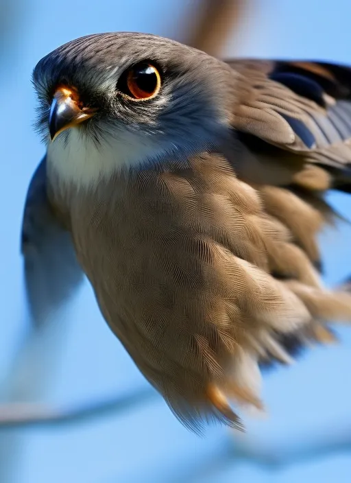  beautiful eyes looking a beautiful bird flying so free in the wind 