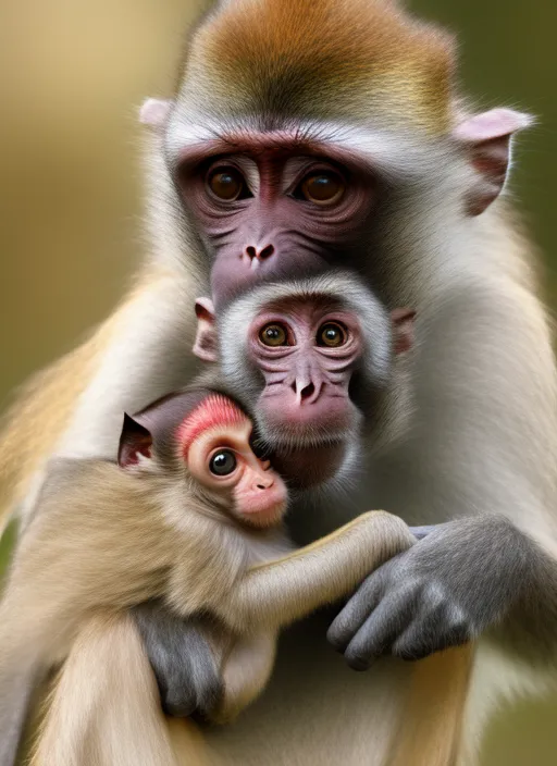 change baby monkey to an adult human