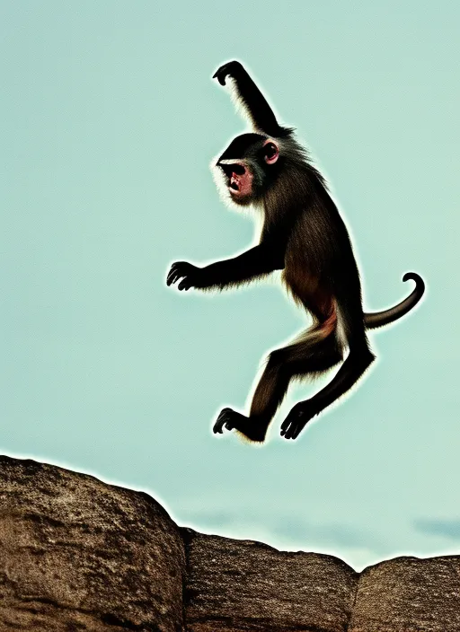 Monkey with jump