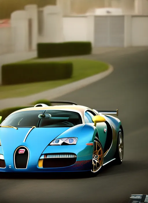 turn the Bugatti into a beetle