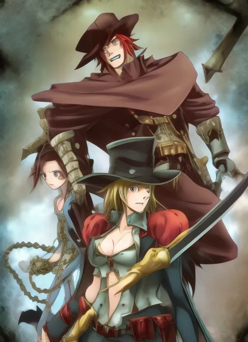 van Helsing anime stile
