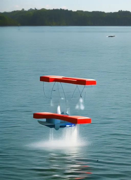 Create aircraft landing on water