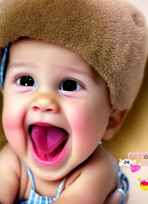 Babies cute smile in HD