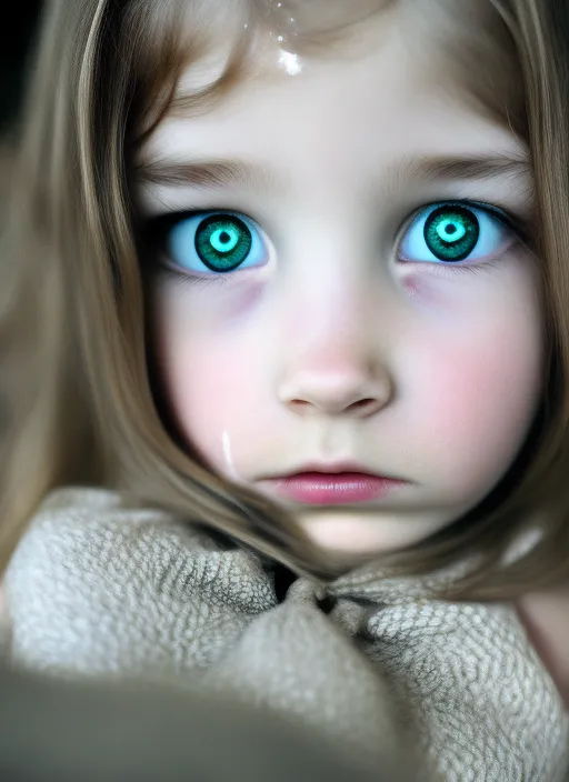 Girl's beautiful eyes 